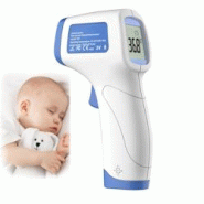 Thermomètre frontal infrarouge sans contact pour bébé enfants adultes Bleu YONIS - 3615614644808 Thermomètre frontal infrarouge sans contact pour bébé enfants adultes Bleu YONIS - 3615614644808