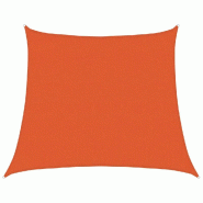 Voile d'ombrage 160 g/m² trapèze orange 4/5x4 m PEHD Modèle Outdoor Upsilon - 311711