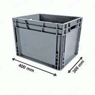 Bac de manutention norme Europe 400x300mm - 10 L