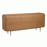 Buffet 3 portes Clark - Marron Rectangle Mdf Amadeus 180x45 cm - marron Bois manufacturé 3520071972602 Buffet 3 portes Clark - Marron Rectangle Mdf Amadeus 180x45 cm - marron Bois manufacturé 3520071972602