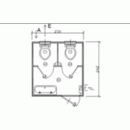 Bungalow de chantier ss2 / sanitaire / aménagé Bungalow de chantier ss2 / sanitaire / aménagé