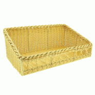 Corbeille boulangerie polypro "Panetteria" 54x33x10/21cm