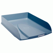 Exacompta - Réf. 11170D - Lot de 6 corbeilles à courrier Combo Styli Autentik - pour Documents au Format A4+ - dim 34 x 25 x 6,5 cm - Porte étiquet