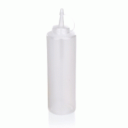 Flacon souple Ø 7 cm 0,7 ltr transparent polyéthylène lot de 6 - Was Germany - plastique 4044925163705