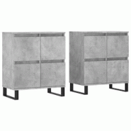 Helloshop26 - Buffet bahut commode armoire meuble de rangement organisateur cuisine salle de séjour salons lot de 2 bois 02_0036879 - 3000213101935 Helloshop26 - Buffet bahut commode armoire meuble de rangement organisateur cuisine salle de séjour salons lot de 2 bois 02_0036879 - 3000213101935