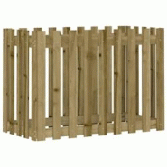 Helloshop26 - Jardinière bac lit surélevé plantes fleurs terrasse jardin de jardin design de clôture bois de pin imprégné marron 02_0039812 - 30 Helloshop26 - Jardinière bac lit surélevé plantes fleurs terrasse jardin de jardin design de clôture bois de pin imprégné marron 02_0039812 - 30