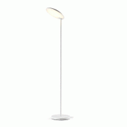Lampadaire LED 24 W 1900 lm 3000 K en métal blanc, design moderne et élégant pour l'éclairage intérieur, hauteur 183 cm - Perenz - blanc 6586 B LC