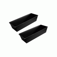 Lot de 2 moules à cake 25 cm Zenker Pure - 4044935980835_0