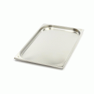 Maxima Récipient gastronorm - 1/1 GN - profondeur 2 cm - acier inoxydable – 53 × 32.5 × 2 cm - AKS-09367500