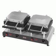 Neumärker Thermocook, appareil multifonctions avec plaque interchangeable "Gaufre de Bruxelles" - 12-40802DT.400V.2x32-40715-01