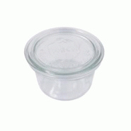 Packnwood FHC - 12Pcs - Bocal Bokocook en verre Weck avec couvercle en verre - H60mm 200ml - transparent verre 294WEK751 Packnwood FHC - 12Pcs - Bocal Bokocook en verre Weck avec couvercle en verre - H60mm 200ml - transparent verre 294WEK751