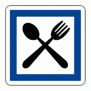 Panneau CE16 - Restaurant
