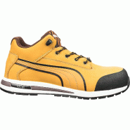 PUMA SAFETY Chaussures de sécurité hautes Dash WHEAT MID S3 HRO SRC -  jaune 43 - 43 jaune multi-matériau 4051428057523