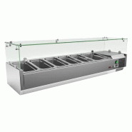 RM GASTRO Vitrine refrigerée de comptoir 1x GN 1/2 + 5x GN 1/3 REDFOX - MCH 3150 - REDFOX - 0615402504324