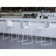 Lot de 4 chaises hautes Epoca en polypropylène Lot de 4 chaises hautes Epoca en polypropylène