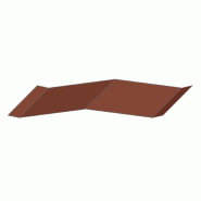 Sous faîtière – Modèle 39 - acier 0,75 mm, galvanisé ou polyester, longueurs 2000-4000 mm