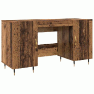VidaXL Bureau Bois ancien 140 x 50 x 75 cm Bois d'ingénierie Modèle Ventura Nova - 879522