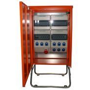 Armoire électrique de chantier en tôle d'acier galvanisée, alimentée sur bornier ou prise - walther Armoire électrique de chantier en tôle d'acier galvanisée, alimentée sur bornier ou prise - walther