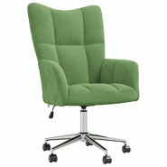 Décoshop26 - Fauteuil lounge chaise de canapé sur roulettes design moderne en velours vert clair DEC026777 - 3000256003050 Décoshop26 - Fauteuil lounge chaise de canapé sur roulettes design moderne en velours vert clair DEC026777 - 3000256003050