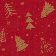 DUNI - Serviette ouate 40x40cm 4 plis Shimmer Tree 6x50 = 300 pièces - rouge papier 211615 DUNI - Serviette ouate 40x40cm 4 plis Shimmer Tree 6x50 = 300 pièces - rouge papier 211615