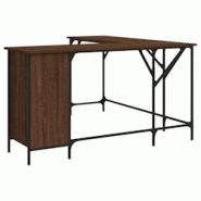Helloshop26 - Bureau table poste de travail meuble d'ordinateur informatique étude chêne 141 x 141 x 75 cm bois d'ingénierie brun 02_0023621 - 3000 Helloshop26 - Bureau table poste de travail meuble d'ordinateur informatique étude chêne 141 x 141 x 75 cm bois d'ingénierie brun 02_0023621 - 3000