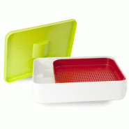 La Croquetera - Tamis à farine/chapelure 33 x 23 x 9 cm - multicolore plastique LC034
