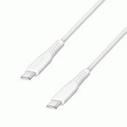 LogiLink Câble USB 2.0, USB-C - USB-C, 1,5 m, blanc - blanc 4052792081008