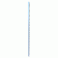 Montant double pour GP25 blanc 9003 3x6x201,5 cm