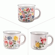 Mug 35 cl Elizabeth x3 - Décoré Rond Porcelaine Table Passion 13x9.8 cm - multicolore porcelaine 3106232312885 Mug 35 cl Elizabeth x3 - Décoré Rond Porcelaine Table Passion 13x9.8 cm - multicolore porcelaine 3106232312885
