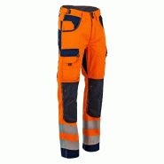 Pantalon polarisation haute visibilité orange 55% conton 45% polyester t44 - LMA LEBEURRE - 1679-44 - 861198