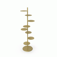 Présentoir Round or 8 niveaux - H192cm
