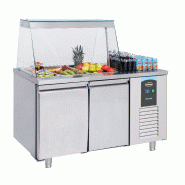 Saladette 2 portes 3x 1/1gn récipient l1400mm 7489.5150 combisteel