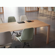 Table de réunion en bois massif de chêne - Altera par Vincent Dejonghe pour Mobitec