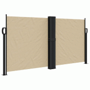 VidaXL Auvent latéral rétractable beige 120x600 cm Modèle Boréal Ombre - 4004600
