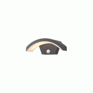 Vision-el applique murale curviligne led 6 w 4000k gris anthracite ip54 + detec - 3701124413277