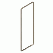 Cadre tube 60x20mm angle rond - Pas 36 mm - L950 x H3000mm - champagne