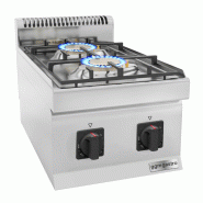 Cuisinière à gaz - 10 kW - 2 brûleurs  - Mario 700 | GGM -GHK400-E