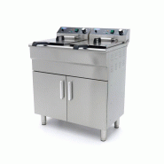 Friteuse Professionnel ECO 2x16 L - 2 paniers - avec robinet de vidange et support - 230V, MONO Friteuse Professionnel ECO 2x16 L - 2 paniers - avec robinet de vidange et support - 230V, MONO