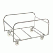 GILAC Chariot inox pour bac profond 500 L - 3701666000522 GILAC Chariot inox pour bac profond 500 L - 3701666000522
