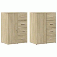 Helloshop26 - Buffet bahut commode armoire meuble de rangement organisateur cuisine salle de séjour salons lot de 2 sonoma 59 x 39 x 02_0036809 - 300 Helloshop26 - Buffet bahut commode armoire meuble de rangement organisateur cuisine salle de séjour salons lot de 2 sonoma 59 x 39 x 02_0036809 - 300