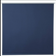 Helloshop26 - Store enrouleur occultant isolant thermique avec revêtement sans perçage 50 x 160 cm bleu 19_0000849 - bleu aluminium 3000246568989