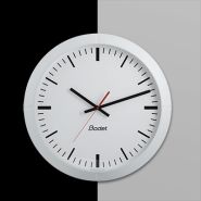 Horloge analogique intérieure - Profil 940, POE, NTP, boitier blanc, affichage HMS - BODET