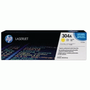 HP CC532A Jaune Cartouche de Toner ORIGINALE - 304A - jaune CC532A