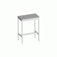 ITALCONCEPT L2G Table Inox 304 Soudee Centrale, 850 x 600 x 1600mm - 3616350005168