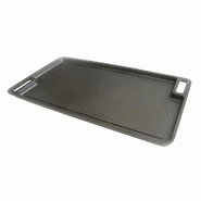 Plaque à griller 46x25x1cm fer noir