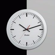 Horloge analogique intérieure - Profil 940, POE, NTP, boitier blanc, affichage HMS - BODET
