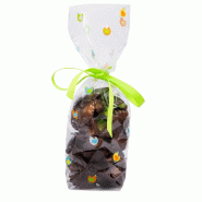 Sachet confiseur fond PP petites poules 10x22 cm - par 100