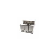 09400415 - saladette à poser - maxima kitchen equipment - dimensions intérieures: b1295 x d595 x h500 mm