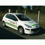 Adhésif polymère traité anti-uv - simple marquage pour voiture