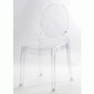 Chaise polycarbonate transparente